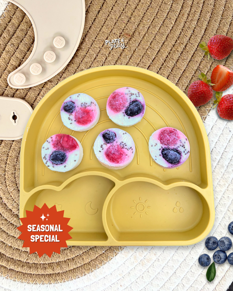 Greek Yogurt SuperCups with Berries, Chia & Flaxseed