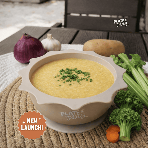 Toddler Creamy Veggie Chowder with Broccoli & Carrot