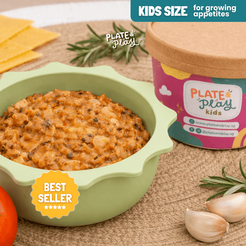 Kid Vegetarian Lasagna with Mushrooms & Spinach