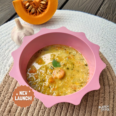 Toddler Prawn Lemak Curry with Pumpkin